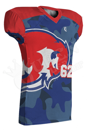 Sublimated Football Jersey - Titans Style