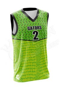 Sublimated Basketball Jersey - Gators style