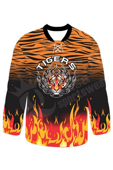 Custom Hockey Jersey- Bomb Squad Style