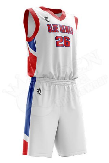 Basketball Uniform - Blue Devils style