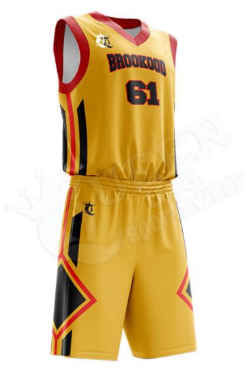 Printed Basketball Uniform – Archery style