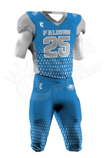 Sublimated Football Uniform - Patriots Style