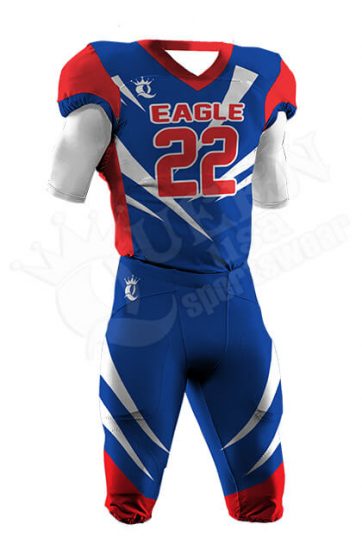 Sublimated Football Uniform - Patriots Style