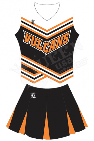 Custom Cheerleading Uniform - Bulldogs Style