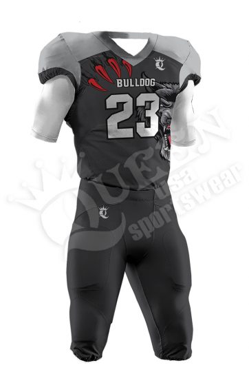 Sublimated Football Uniform - Bulldog Style