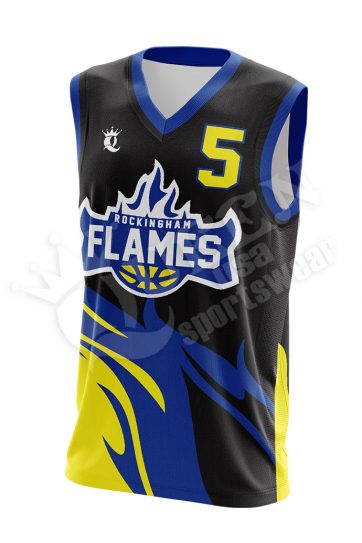 Sublimated Basketball Jersey - Wolfpack style