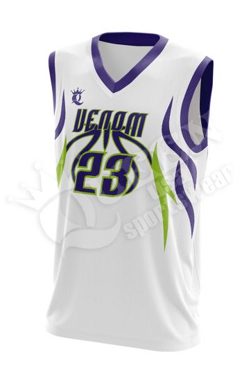 Sublimated Basketball Jersey - Wolfpack style