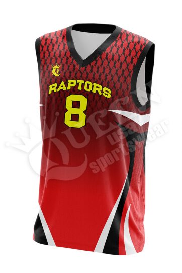 Sublimated Basketball Jersey - Wolfpack style