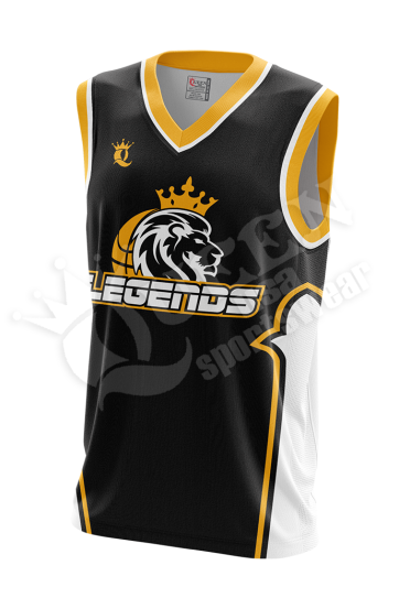 Sublimated Basketball Jersey - Legends style