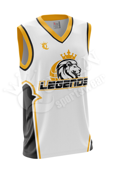 Sublimated Basketball Jersey - Legends style