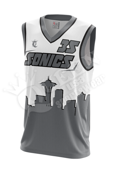 Sublimated Basketball Jersey - Hustle style