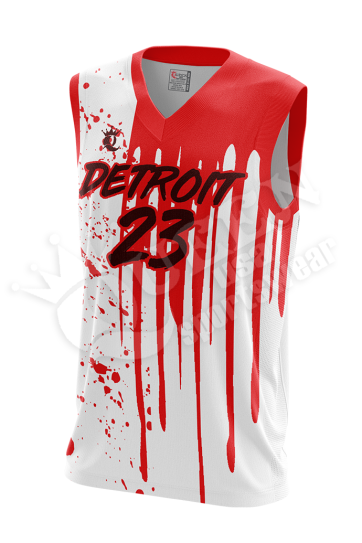 Sublimated Basketball Jersey - Hustle style