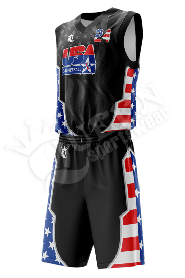 Reversible Basketball Uniform - USA style